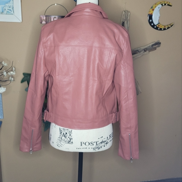 Love Tree womens faux leather moto jacket - Picture 5 of 14